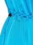 Detail View - Click To Enlarge - KUHO - Drawstring waist satin dress