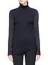 Main View - Click To Enlarge - KUHO - Asymmetric colourblock panelled wool sweater