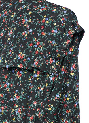 Detail View - Click To Enlarge - 10025 - Floral print oversized dress