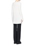 Back View - Click To Enlarge - ROSETTA GETTY - Cashmere rib knit tunic sweater