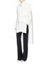 Figure View - Click To Enlarge - ROSETTA GETTY - Cashmere rib knit tunic sweater