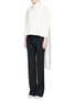 Detail View - Click To Enlarge - ROSETTA GETTY - Cashmere rib knit turtleneck poncho