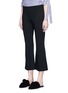 Front View - Click To Enlarge - ROSETTA GETTY - Cropped flared jersey pants