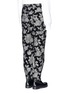 Back View - Click To Enlarge - SONG FOR THE MUTE - Floral jacquard chenille track pants