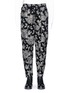 Main View - Click To Enlarge - SONG FOR THE MUTE - Floral jacquard chenille track pants