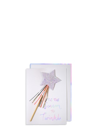 Main View - Click To Enlarge - MERI MERI - Star wand greeting card