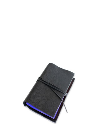 Main View - Click To Enlarge - SLOW DESIGN - Leather mute book – Blue