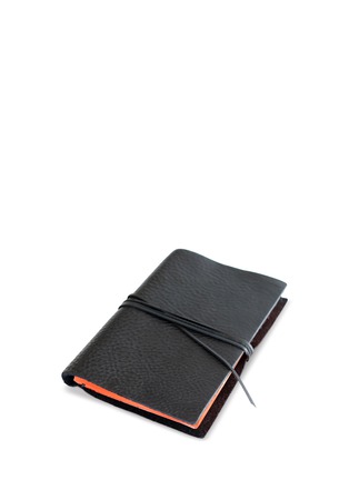 Main View - Click To Enlarge - SLOW DESIGN - Leather mute book – Orange