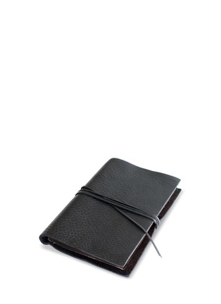 Main View - Click To Enlarge - SLOW DESIGN - Leather mute book – Black