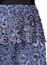 Detail View - Click To Enlarge - SELF-PORTRAIT - Sweetheart yoke floral guipure lace frill dress