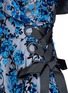 Detail View - Click To Enlarge - SELF-PORTRAIT - Floral burnout voile one-shoulder mini dress