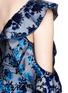 Detail View - Click To Enlarge - SELF-PORTRAIT - Floral burnout voile one-shoulder mini dress