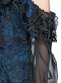 Detail View - Click To Enlarge - SELF-PORTRAIT - Pussybow 3D floral guipure lace mini dress