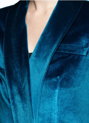 Detail View - Click To Enlarge - SELF-PORTRAIT - Velvet smoking jacket