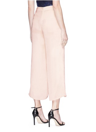Figure View - Click To Enlarge - 74016 - '88' satin wide leg pants