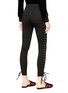 Figure View - Click To Enlarge - 74016 - Lace outseam ponte jersey cropped leggings