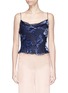 Main View - Click To Enlarge - 74016 - '397' floral burnout voile camisole top