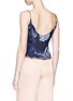 Figure View - Click To Enlarge - 74016 - '397' floral burnout voile camisole top