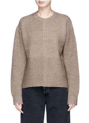 Main View - Click To Enlarge - HELMUT LANG - Patchwork sweater