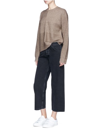 Figure View - Click To Enlarge - HELMUT LANG - Patchwork sweater