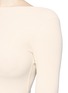Detail View - Click To Enlarge - HELMUT LANG - Tie open back technical rib jersey top