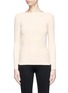 Main View - Click To Enlarge - HELMUT LANG - Tie open back technical rib jersey top