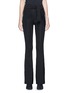 Main View - Click To Enlarge - HELMUT LANG - Tie waist technical jersey flared leggings