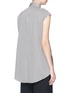 Back View - Click To Enlarge - HELMUT LANG - Stripe Oxford sleeveless shirt