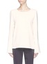 Main View - Click To Enlarge - THE ROW - 'Ivy' oversized cuff long sleeve crepe top