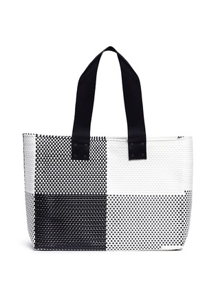 Main View - Click To Enlarge - TRUSS - Large plaid PVC tote