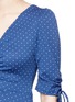 Detail View - Click To Enlarge - TOPSHOP - Polka dot jacquard dress