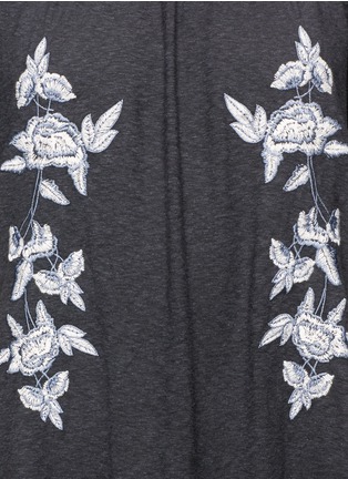 Detail View - Click To Enlarge - TOPSHOP - Floral embroidered off-shoulder jersey dress