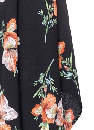 Detail View - Click To Enlarge - TOPSHOP - Floral print handkerchief hem midi skirt
