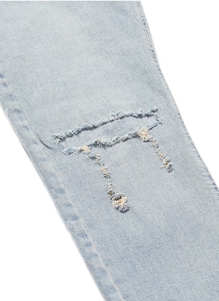 Detail View - Click To Enlarge - TOPMAN - Distressed skinny fit jeans