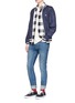 Figure View - Click To Enlarge - TOPMAN - Mid rise skinny fit jeans