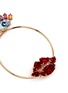 Detail View - Click To Enlarge - ANTON HEUNIS - Crystal eye and lips detachable hoop earrings