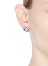 Figure View - Click To Enlarge - ANTON HEUNIS - 'Phoebe' Swarovski crystal and pearl eye earrings