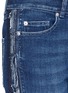 Detail View - Click To Enlarge - ALEXANDER MCQUEEN - Reverse outseam letout cuff cropped skinny jeans