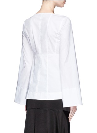 Back View - Click To Enlarge - ELIZABETH AND JAMES - 'Carlos' flared sleeve poplin top