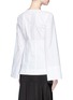 Back View - Click To Enlarge - ELIZABETH AND JAMES - 'Carlos' flared sleeve poplin top