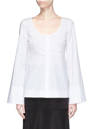 Main View - Click To Enlarge - ELIZABETH AND JAMES - 'Carlos' flared sleeve poplin top