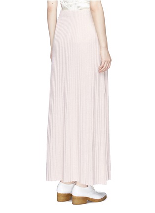 Back View - Click To Enlarge - ELIZABETH AND JAMES - 'Joelle' pleated knit maxi skirt