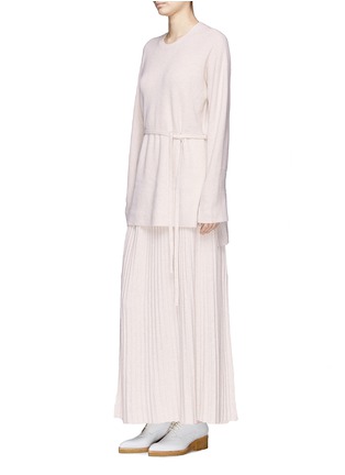Figure View - Click To Enlarge - ELIZABETH AND JAMES - 'Joelle' pleated knit maxi skirt