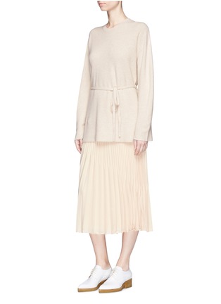 Figure View - Click To Enlarge - ELIZABETH AND JAMES - 'Gisella' sash waist sweater