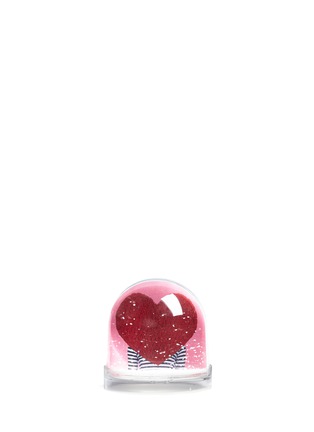 Main View - Click To Enlarge - SHAKE IT BABY - Heart snow globe