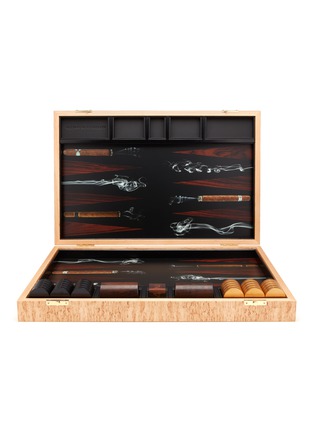 Main View - Click To Enlarge - ALEXANDRA LLEWELLYN - Cigar masur birch backgammon set