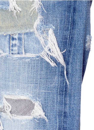  - 72877 - 'Savanna' distressed slim cut jeans