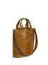 Detail View - Click To Enlarge - TRADEMARK - 'Estella Aubuck' croc embossed leather tote