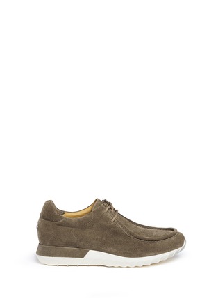 Main View - Click To Enlarge - MONCLER - 'Nicholas' suede sneakers