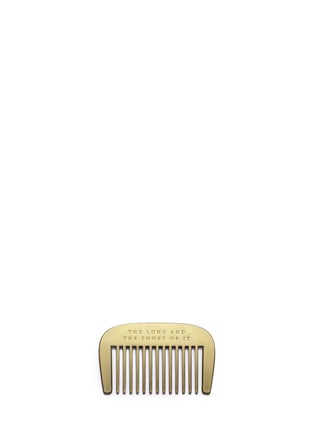Main View - Click To Enlarge - MEN'S SOCIETY - Brass Beard Comb